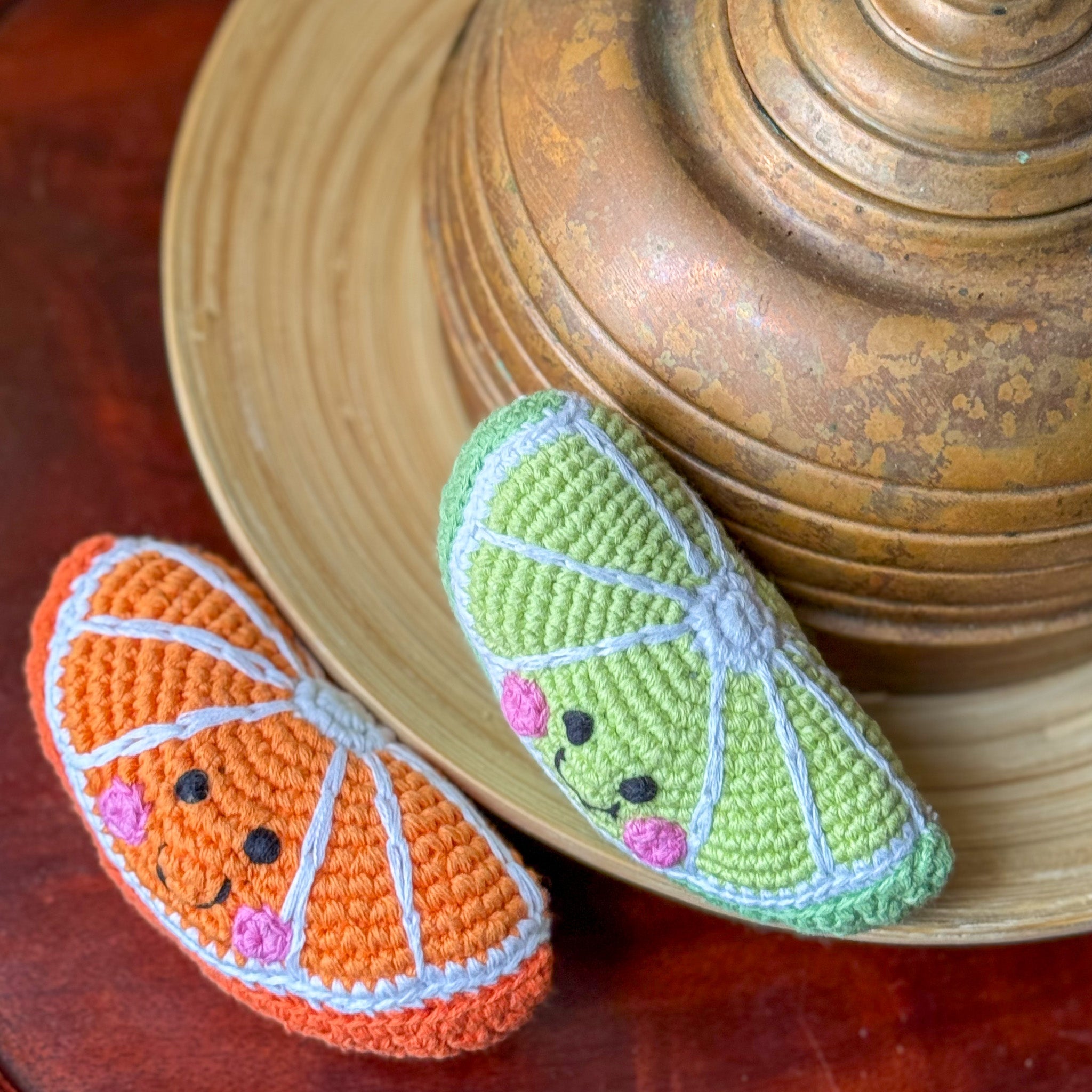 Orange Slice Rattle